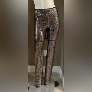 Sequin Black Pants